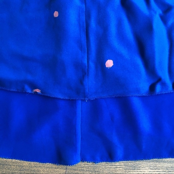 T. Babaton Quinn 100% Silk Skirt maxi slit blue purple XS - Picture 9 of 12